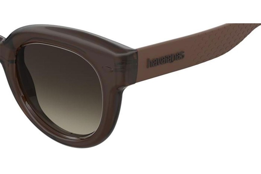 Sunglasses Havaianas ILHEUS 09Q/HA Rund Braun