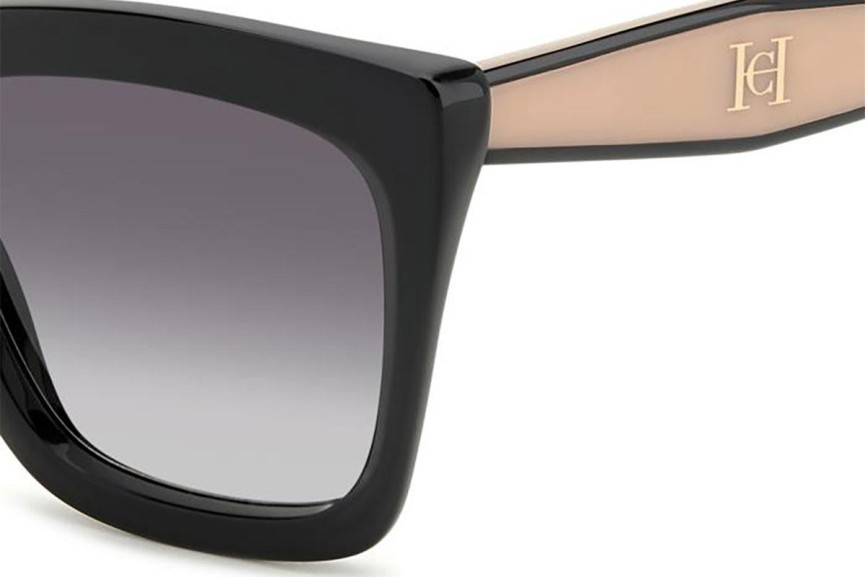 Sonnenbrille Carolina Herrera HER0226/S 3H2/9O Rechteck Schwarz