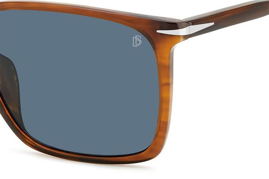 Sonnenbrille David Beckham DB1145/G/S EX4/KU Rechteck Braun