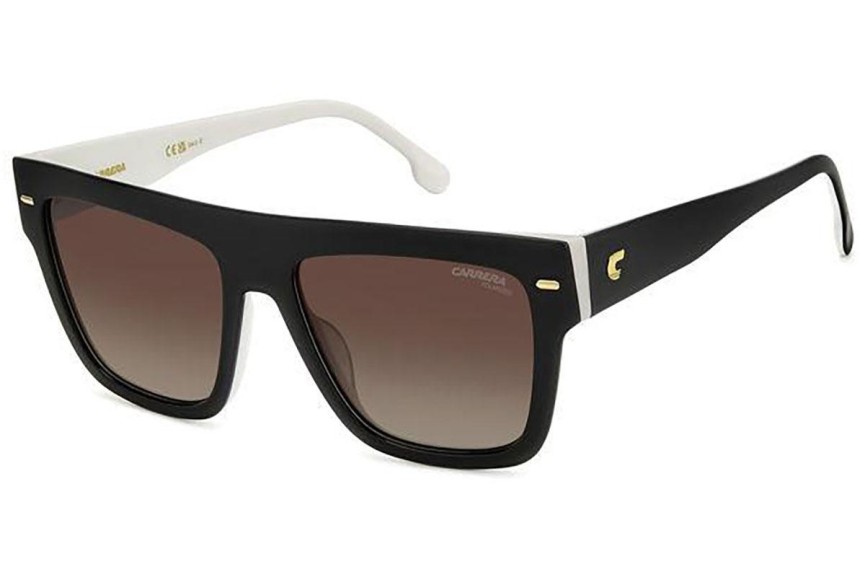 Sonnenbrille Carrera CARRERA3016/S 80S/LA Polarized Flat Top Schwarz