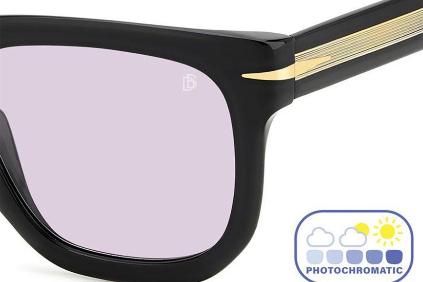 Sonnenbrille David Beckham DB7118/S 807/KE Rechteck Schwarz