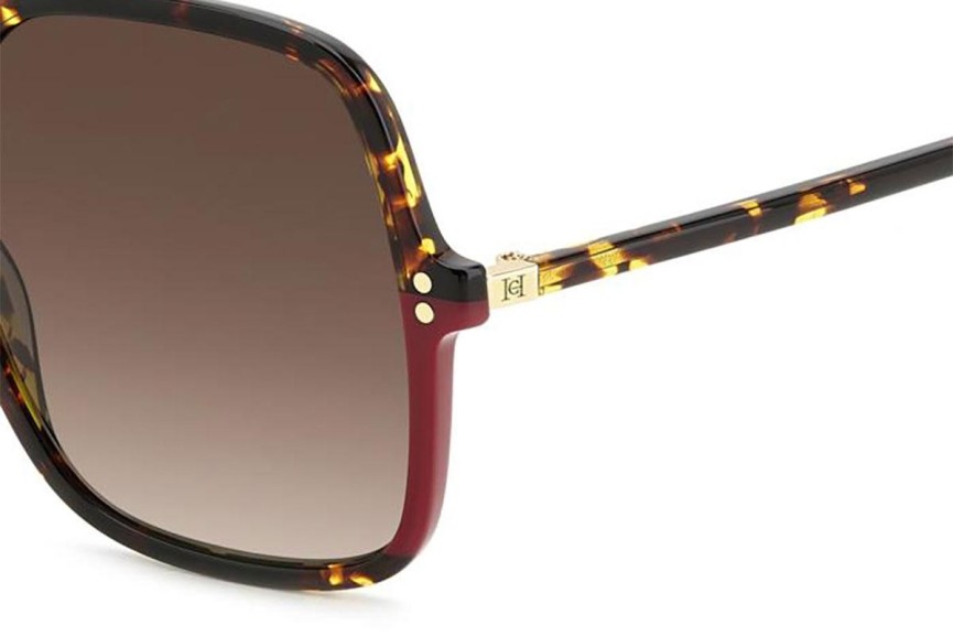 Sunglasses Carolina Herrera HER0244/S O63/HA Quadratisch Havanna