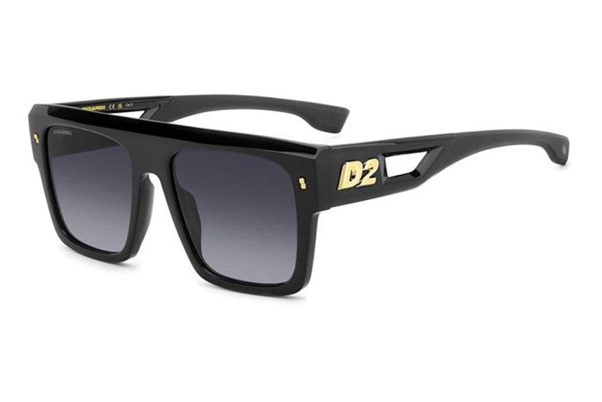 Sonnenbrille Dsquared2 D20127/S 807/9O Flat Top Schwarz