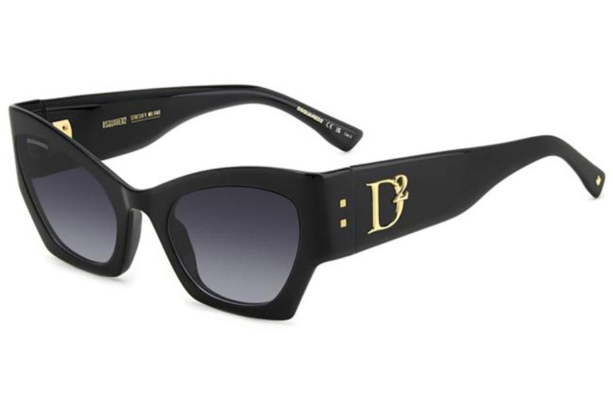 Sonnenbrille Dsquared2 D20132/S 807/9O Cat Eye Schwarz