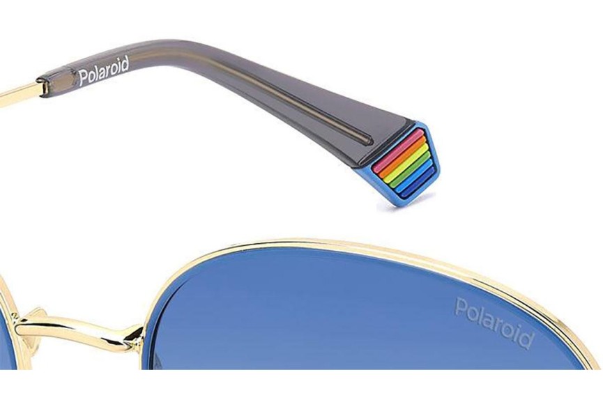 Sonnenbrille Polaroid PLD6215/S/X LKS/Z7 Polarized Rund Gold