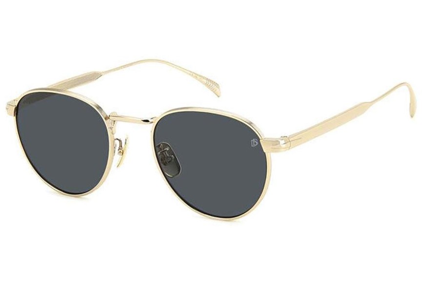 Sunglasses David Beckham DB1142/S J5G/IR Rund Gold