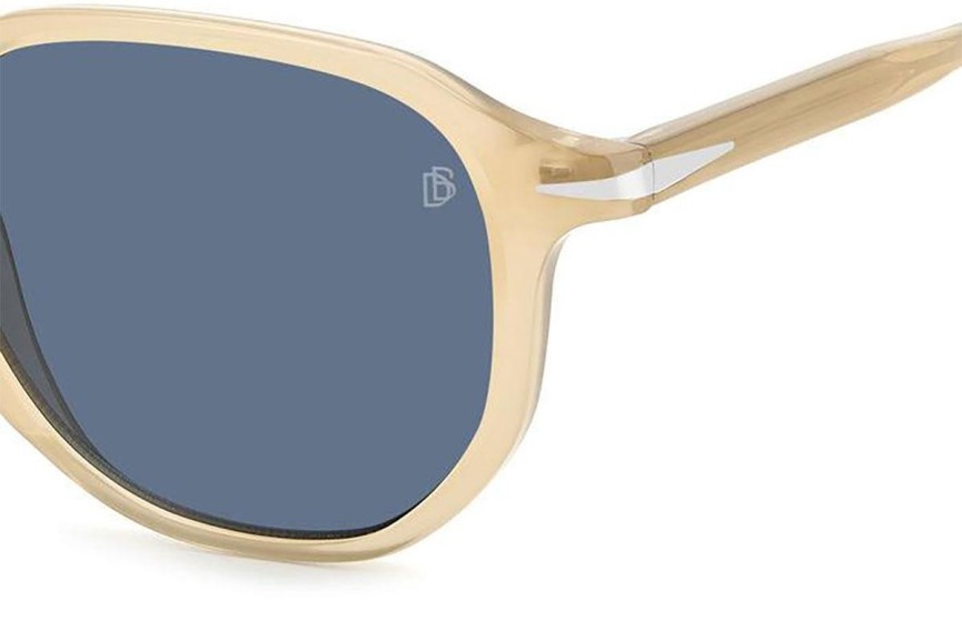 Sunglasses David Beckham DB1140/S HAM/KU Rechteck Beige