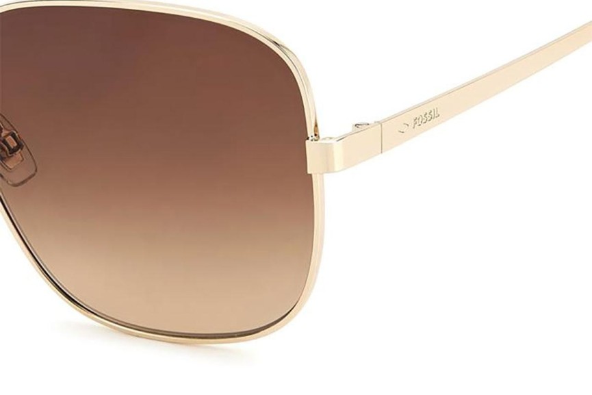 Sonnenbrille Fossil FOS2133/G/S 06J/HA Quadratisch Gold