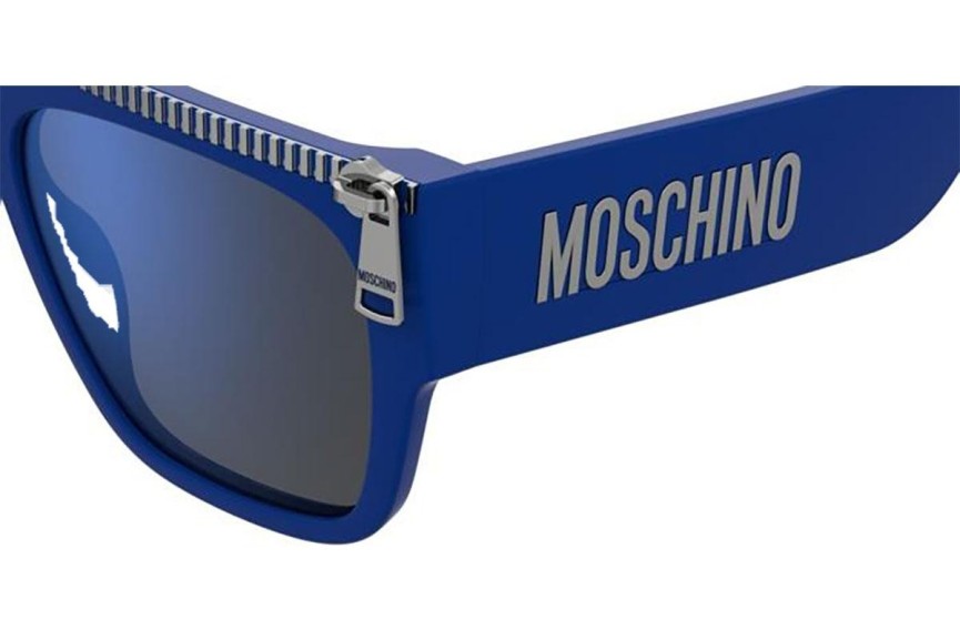 Sunglasses Moschino MOS165/S PJP/XT Flat Top Blau