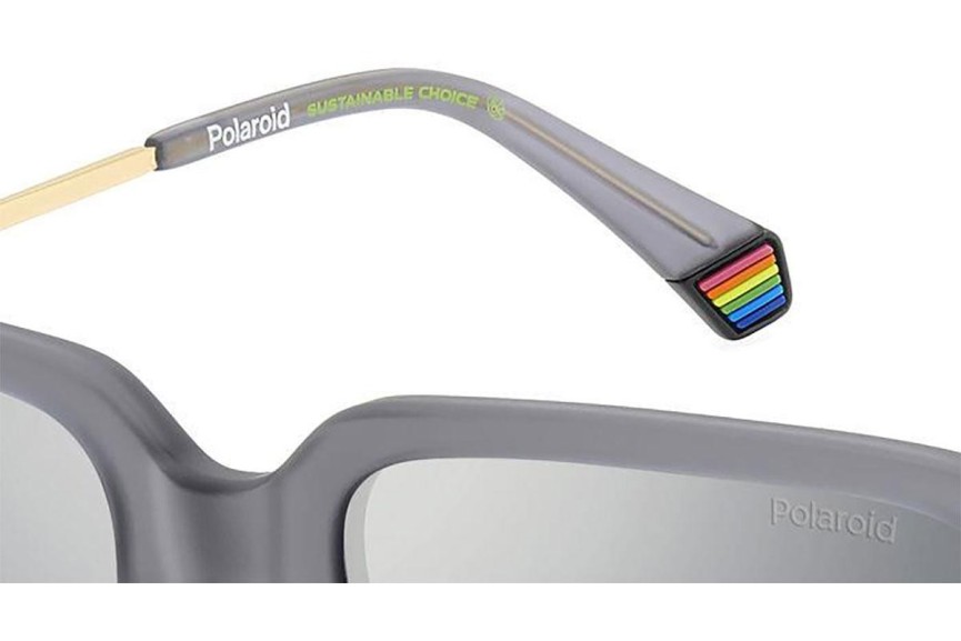 Sunglasses Polaroid PLD6220/S/X RIW/EX Polarized Rechteck Grau