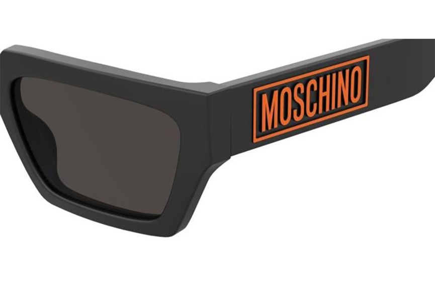 Sonnenbrille Moschino MOS166/S 003/IR Rechteck Schwarz