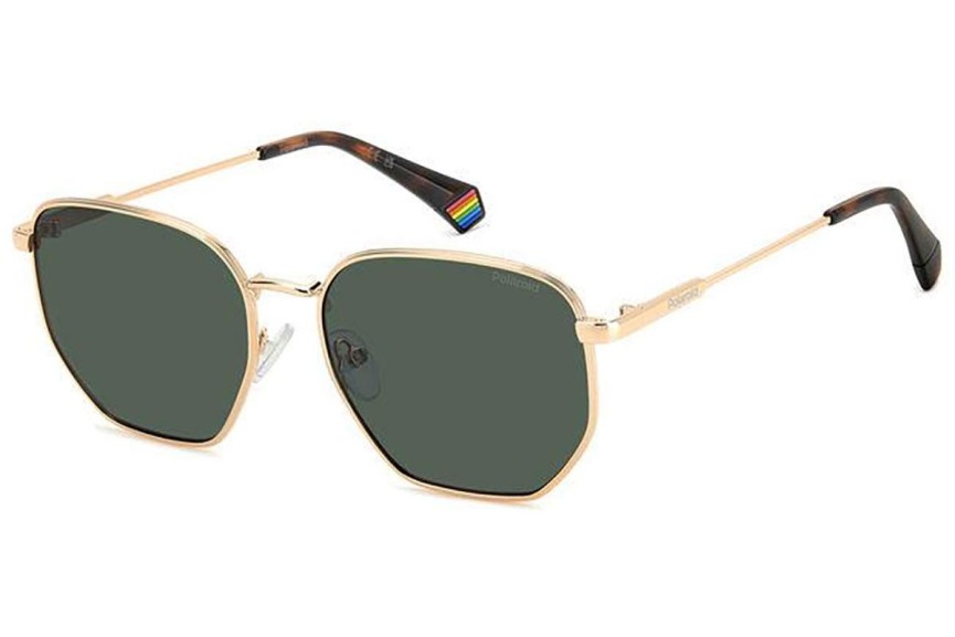 Sunglasses Polaroid PLD6214/S/X DDB/UC Polarized Rechteck Gold