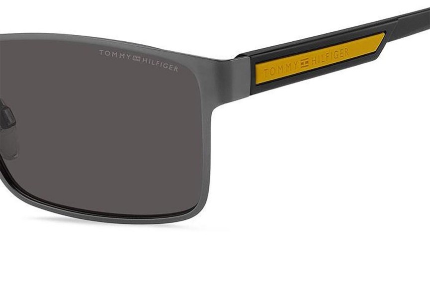 Sonnenbrille Tommy Hilfiger TH2087/S SVK/IR Rechteck Grau