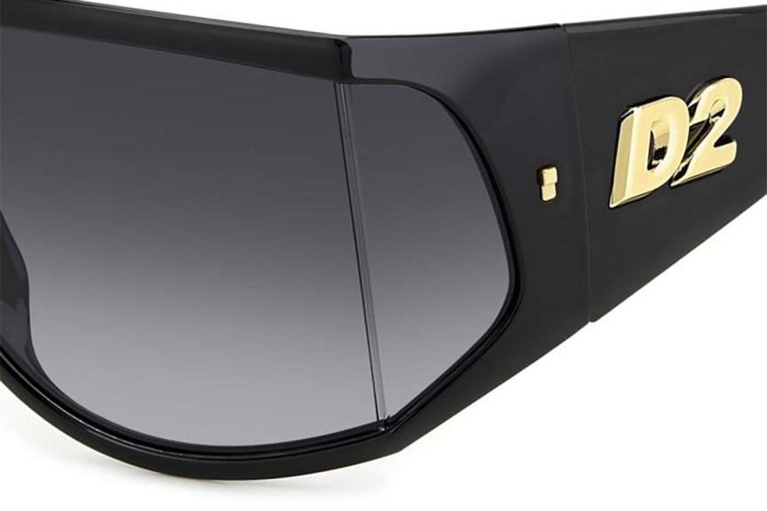 Sonnenbrille Dsquared2 D20124/S 2M2/9O Flat Top Schwarz