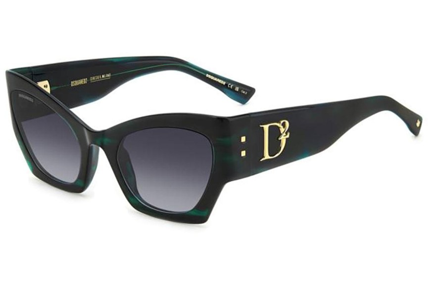 Sunglasses Dsquared2 D20132/S 6AK/9O Cat Eye Grün