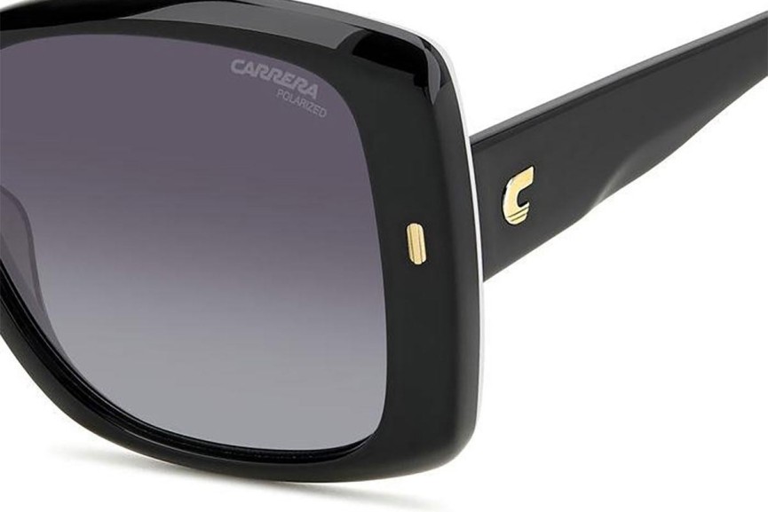 Sunglasses Carrera CARRERA3030/S 80S/WJ Polarized Quadratisch Schwarz