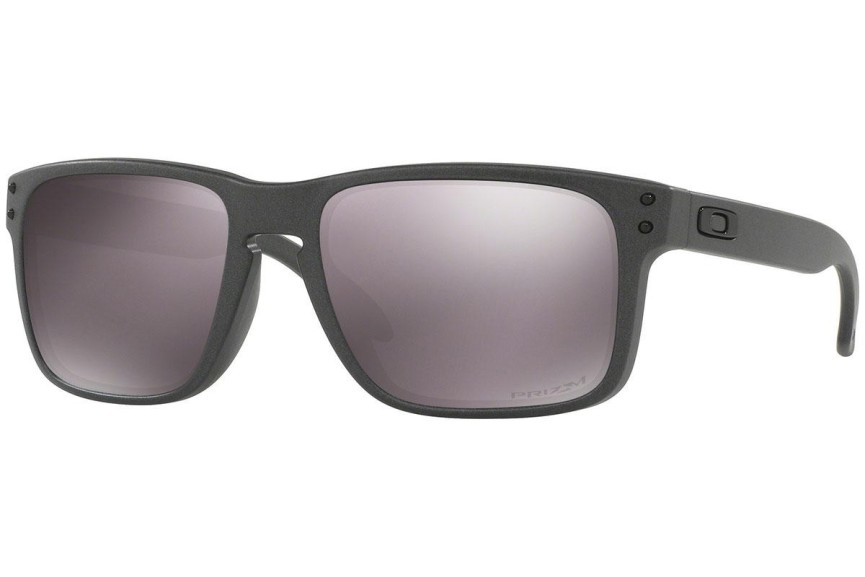 Sonnenbrille Oakley Holbrook Steel Collection OO9102-B5 PRIZM Polarized Quadratisch Schwarz