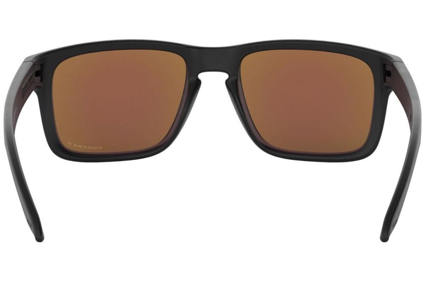 Sonnenbrille Oakley Holbrook OO9102-F0 PRIZM Polarized Quadratisch Schwarz