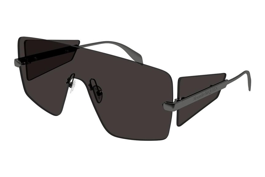 Sonnenbrille Alexander McQueen AM0460S 001 Monoscheibe | Shield Grau