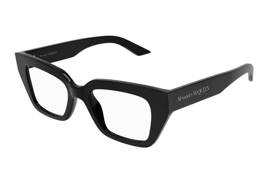 Glasses Alexander McQueen AM0453O 001 Cat Eye Schwarz