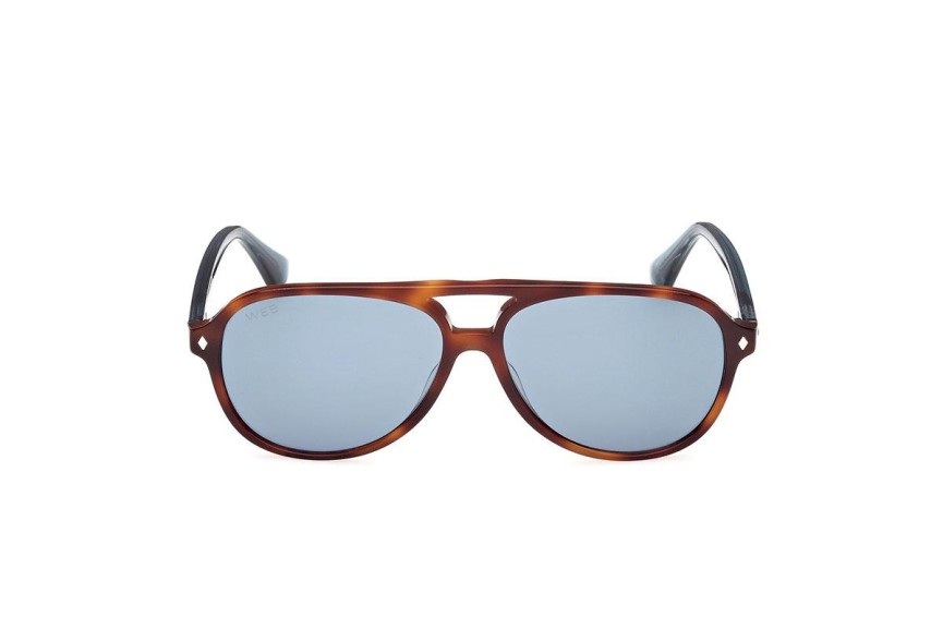 Sunglasses Web WE0368 56V Pilot Havanna