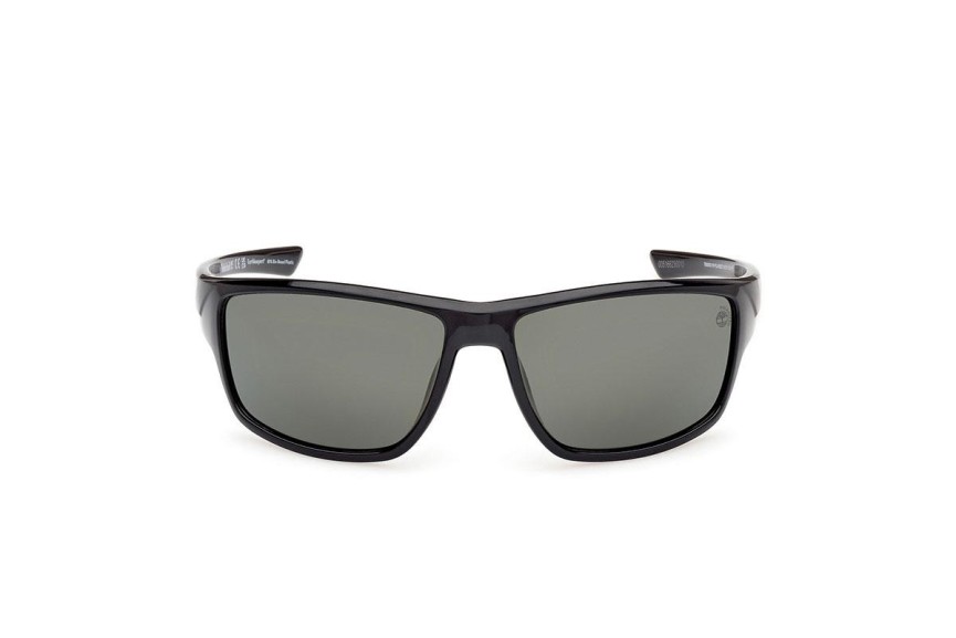 Sonnenbrille Timberland TB00003 01R Polarized Rechteck Schwarz