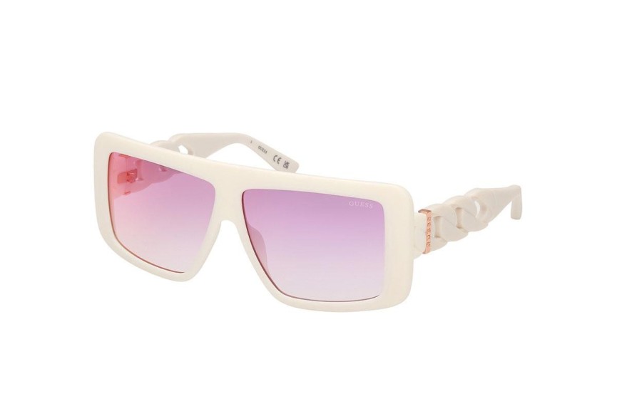 Sunglasses Guess GU00109 21Z Rechteck Weiß