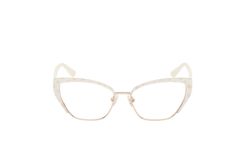 Glasses Guess GU50122 021 Cat Eye Weiß