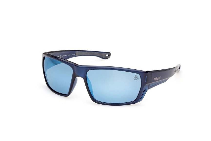 Sunglasses Timberland TB00002 90D Polarized Rechteck Blau