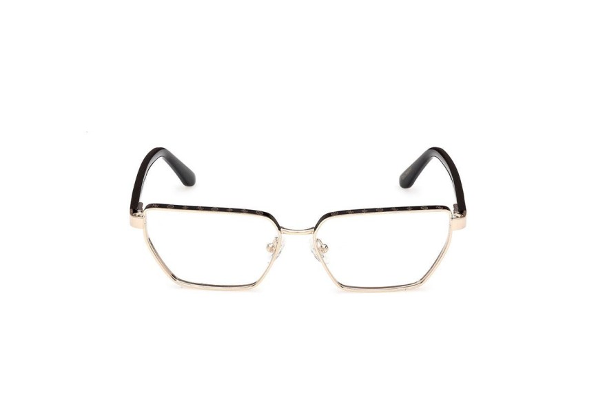 Glasses Guess GU50123 005 Rechteck Gold