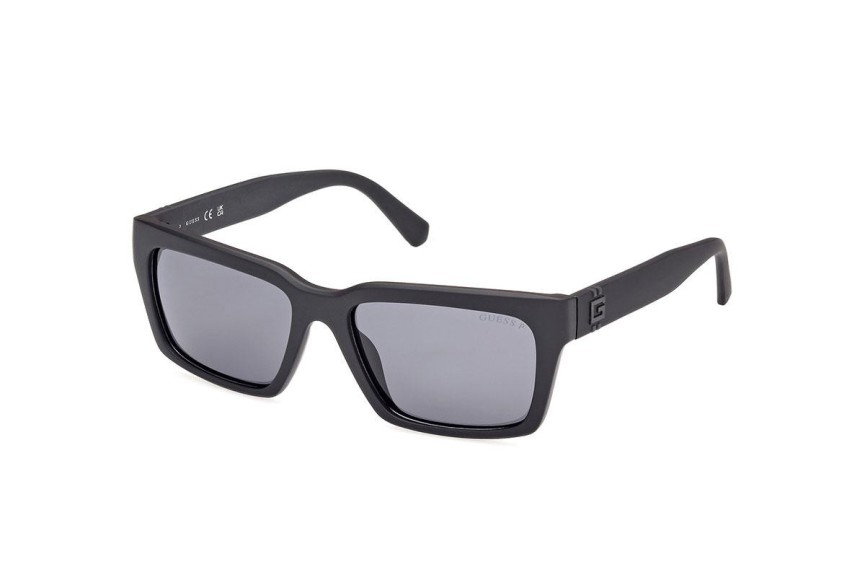 Sonnenbrille Guess GU00121 02D Polarized Rechteck Schwarz