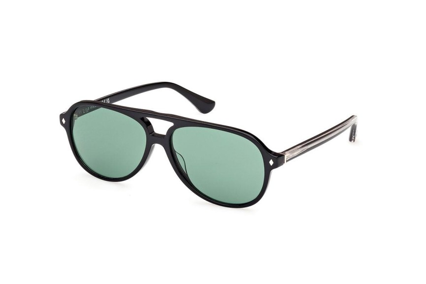 Sunglasses Web WE0368 01N Pilot Schwarz