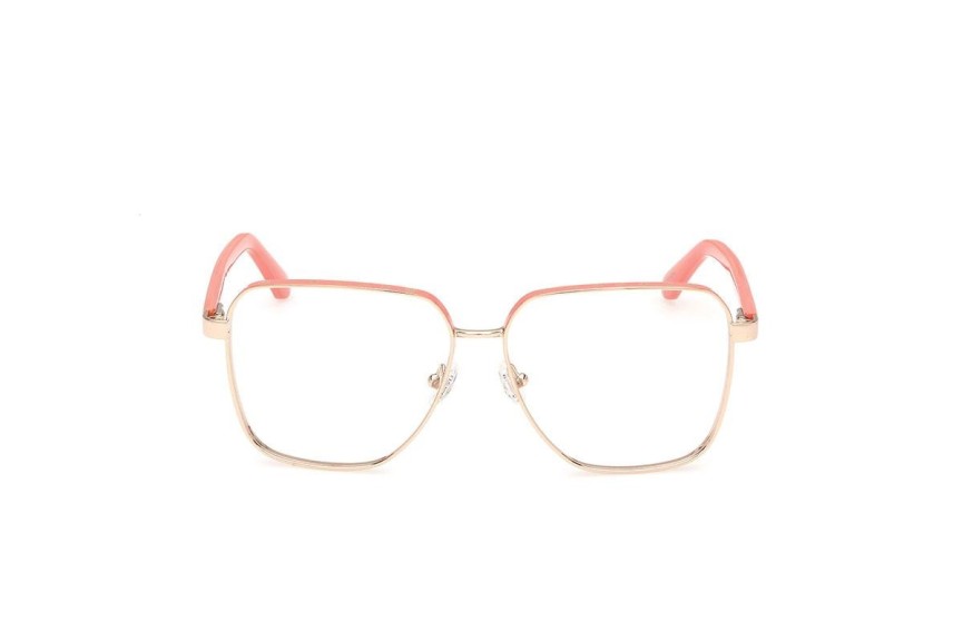 Glasses Guess GU50125 074 Quadratisch Gold