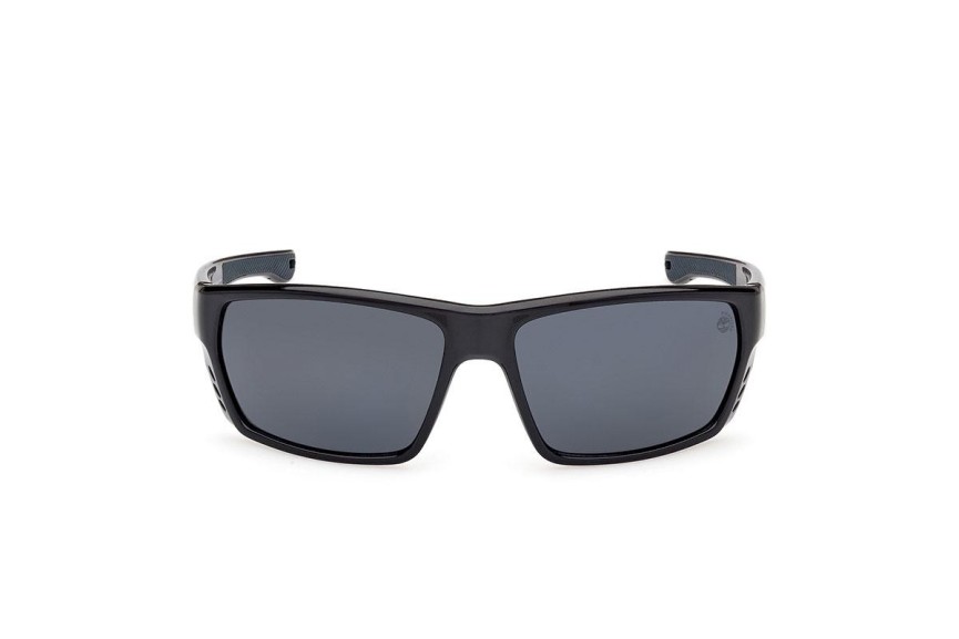 Sonnenbrille Timberland TB00002 01D Polarized Rechteck Schwarz