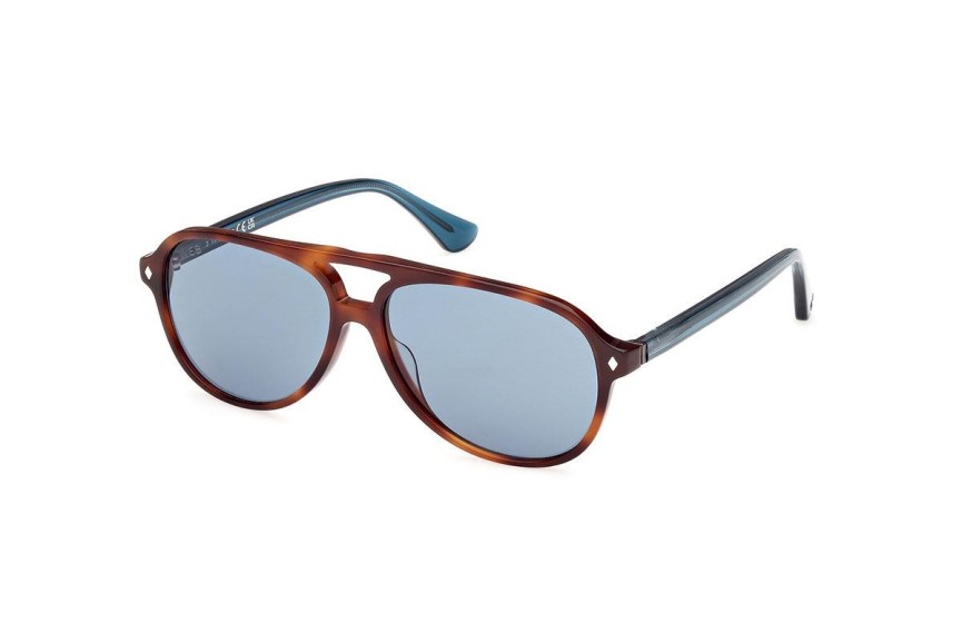 Sunglasses Web WE0368 56V Pilot Havanna