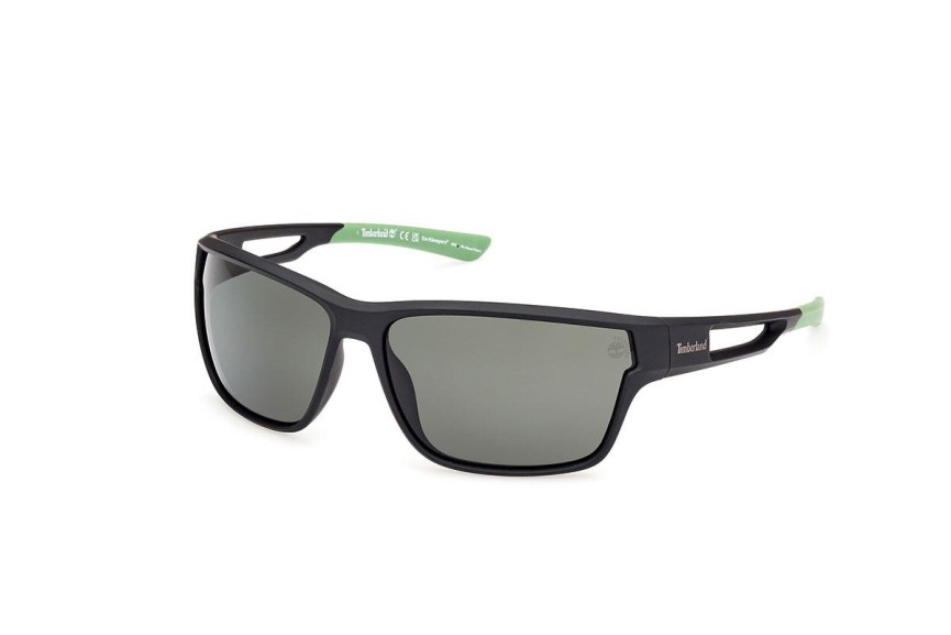 Sunglasses Timberland TB00001 02R Polarized Rechteck Schwarz