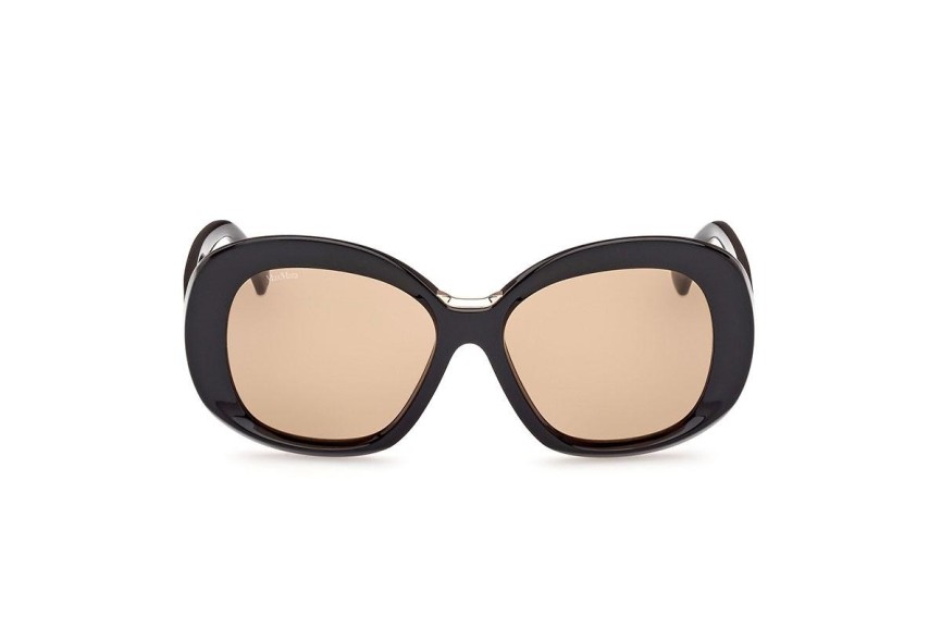 Sunglasses Max Mara MM0087 01E Rund Schwarz