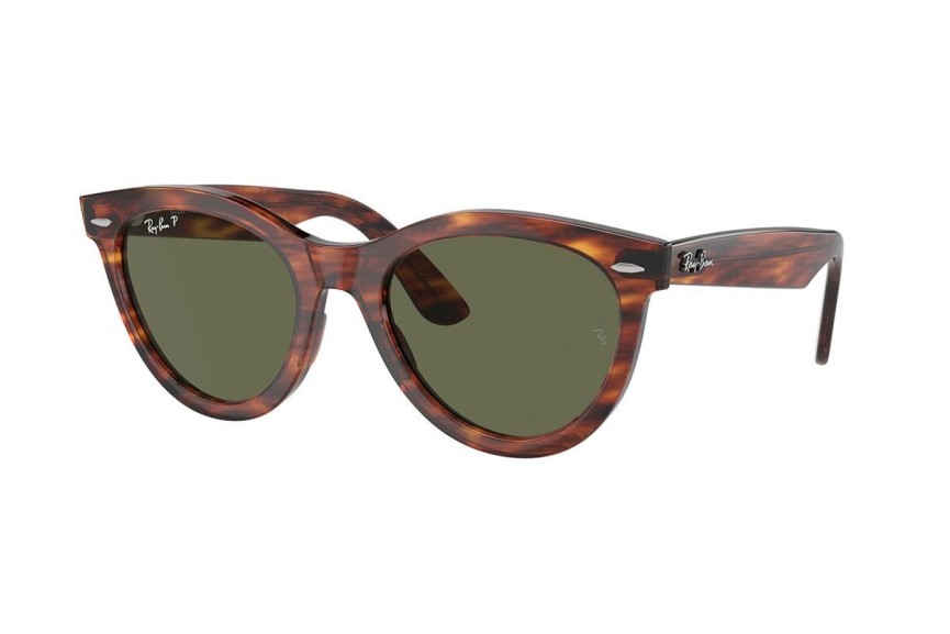 Sonnenbrille Ray-Ban Wayfarer Way RB2241 954/58 Polarized Oval Havanna