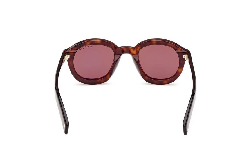 Sonnenbrille Tom Ford FT1100 52E Rund Havanna