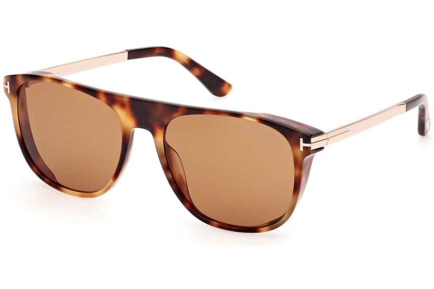 Sunglasses Tom Ford FT1105 55E Quadratisch Havanna