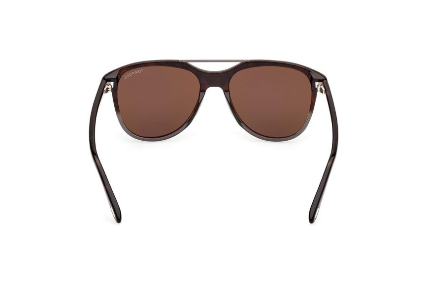 Sonnenbrille Tom Ford FT1098 55J Quadratisch Havanna