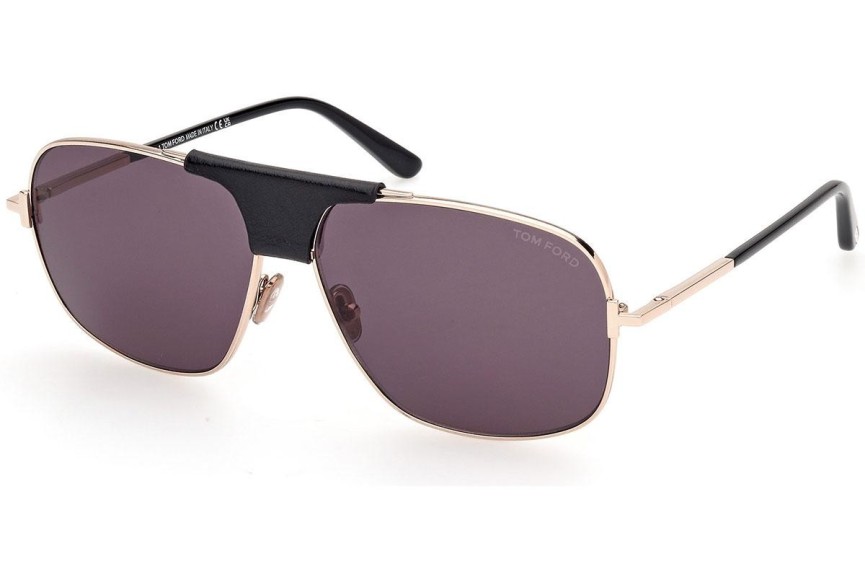 Sunglasses Tom Ford FT1096 28A Quadratisch Gold