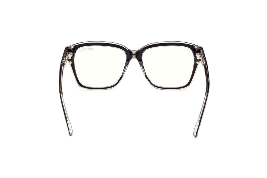 Brillen Tom Ford FT5955-B 003 Quadratisch Schwarz