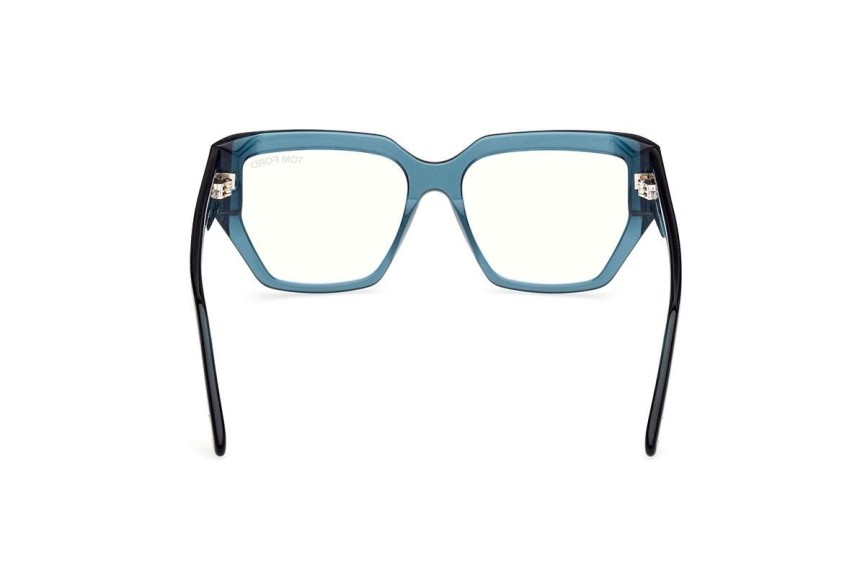 Glasses Tom Ford FT5951-B 092 Quadratisch Blau