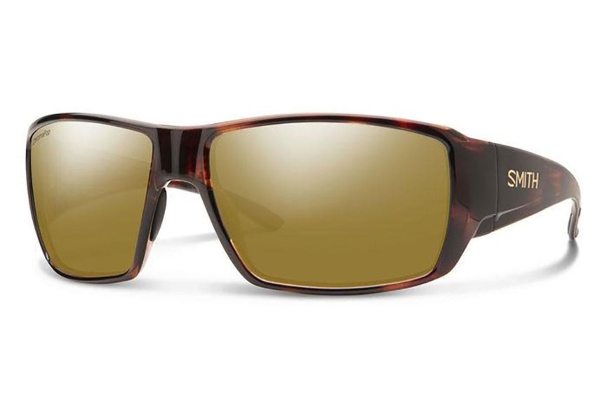 Sonnenbrille Smith GUIDECHOICE/N 086/QE Rechteck Havanna