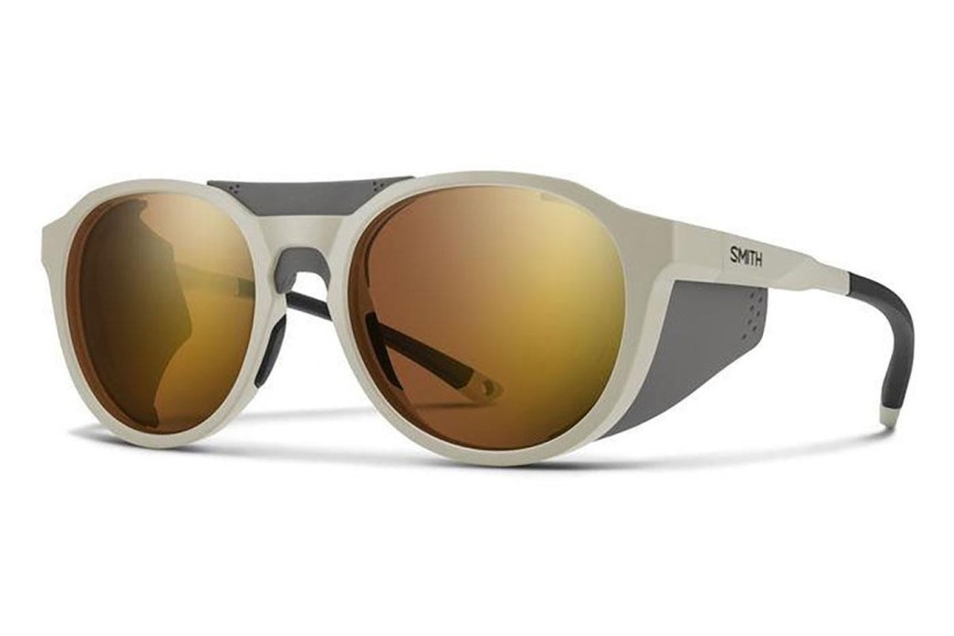 Sunglasses Smith VENTURE Z1P/0W Rund Weiß