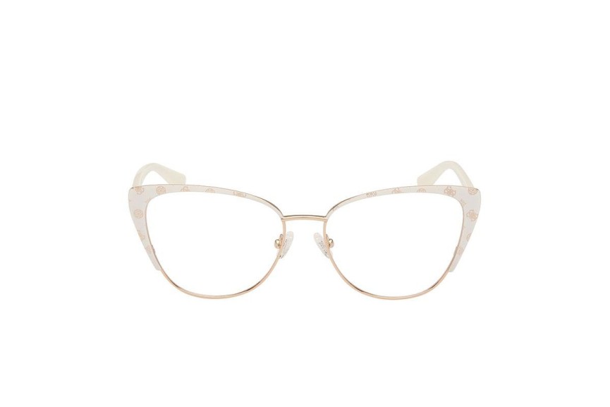 Glasses Guess GU50121 021 Cat Eye Weiß