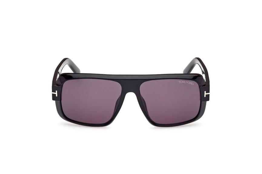 Sonnenbrille Tom Ford FT1101 01A Flat Top Schwarz