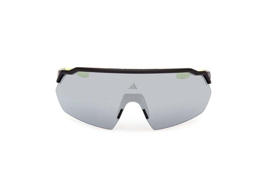 Sonnenbrille Adidas Sport SP0093 02C Monoscheibe | Shield Schwarz