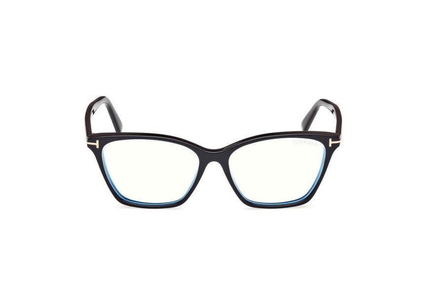 Glasses Tom Ford FT5949-B 001 Cat Eye Schwarz